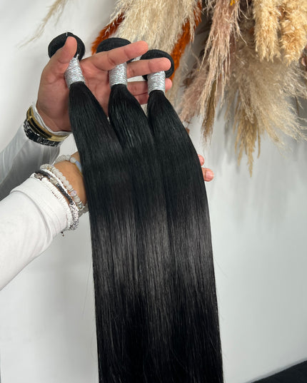 TISSAGE LISSE #JET BLACK