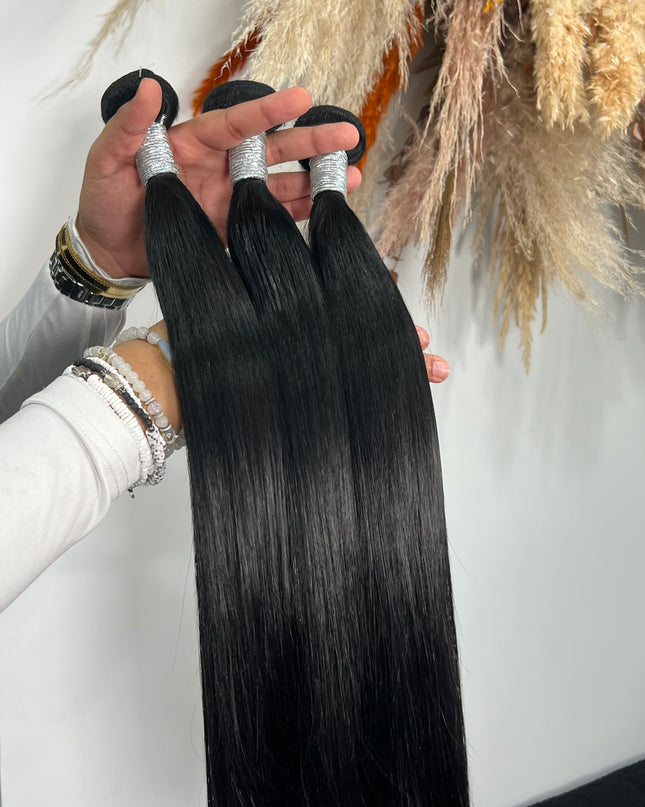 TISSAGE LISSE #JET BLACK