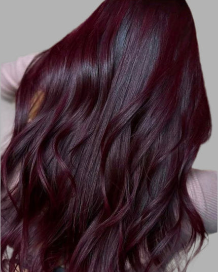TISSAGE LISSE #DARK BURGUNDY