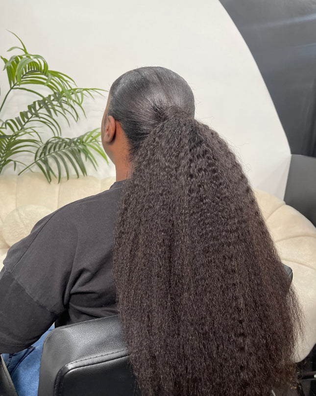 PONYTAIL KINKY STRAIGHT