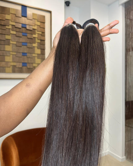 TISSAGE LISSE DARK CHOCOLAT